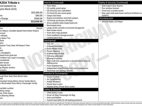 Used 2006 MAZDA Tribute s image 3