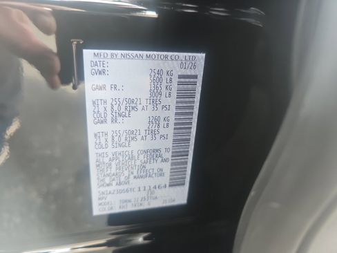 New 2026 Nissan Murano Platinum w/ Cargo Package image 35