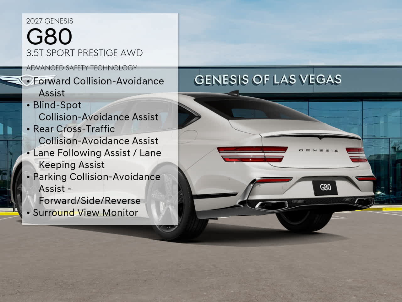 New 2027 Genesis G80 3.5T Sport Prestige AWD/4WD image 7