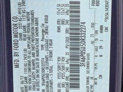 Used 2013 Ford Fusion Energi Titanium w/ Driver Assist Pkg image 24