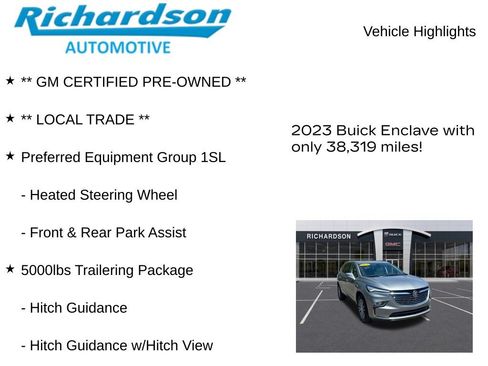 Used 2023 Buick Enclave Essence w/ Trailering Package, 5000 lbs. AWD/4WD image 11