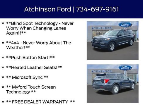 Certified 2023 Ford Explorer XLT w/ Equipment Group 202A AWD/4WD image 9