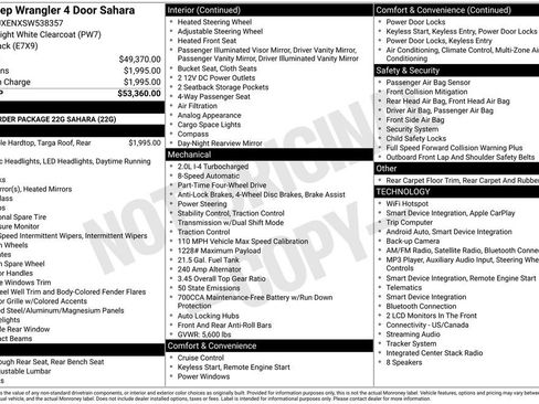 Used 2025 Jeep Wrangler Unlimited Sahara AWD/4WD image 5