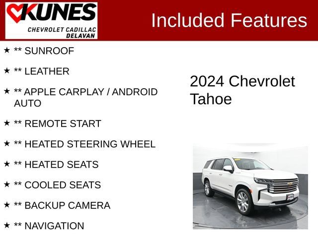 Used 2024 Chevrolet Tahoe High Country AWD/4WD image 3