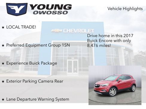 Certified 2017 Buick Encore Premium w/ Experience Buick Package FWD image 7