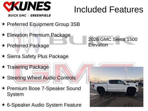 New 2026 GMC Sierra 1500 Elevation w/ Elevation Premium Package AWD/4WD image 3