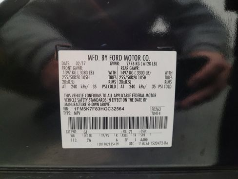 Used 2017 Ford Explorer Limited w/ Equipment Group 301A image 33