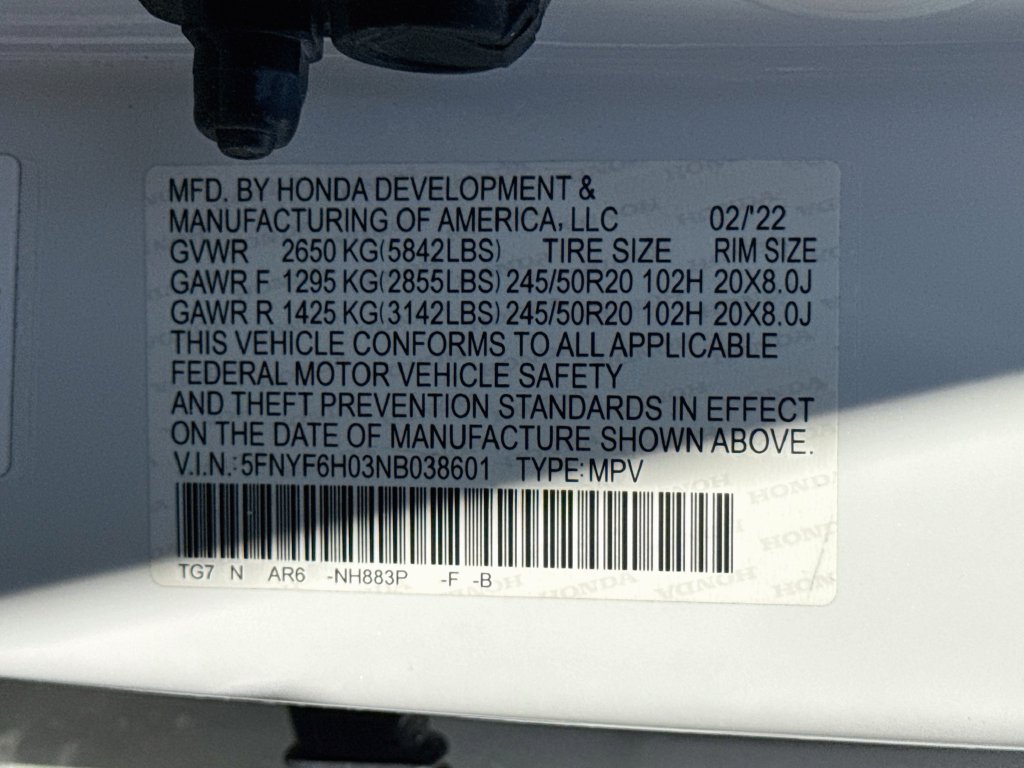 Used 2022 Honda Pilot Elite image 38