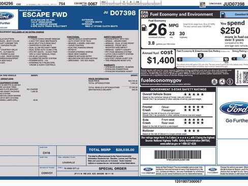 Used 2018 Ford Escape SE w/ Ford Safe & Smart Package FWD image 6