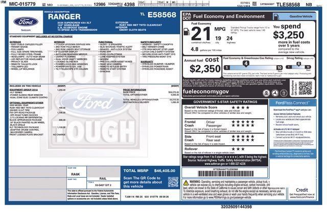 New 2026 Ford Ranger XLT AWD/4WD image 27
