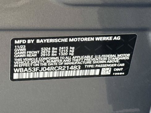 Used 2024 BMW 530i xDrive w/ Convenience Package AWD/4WD image 41