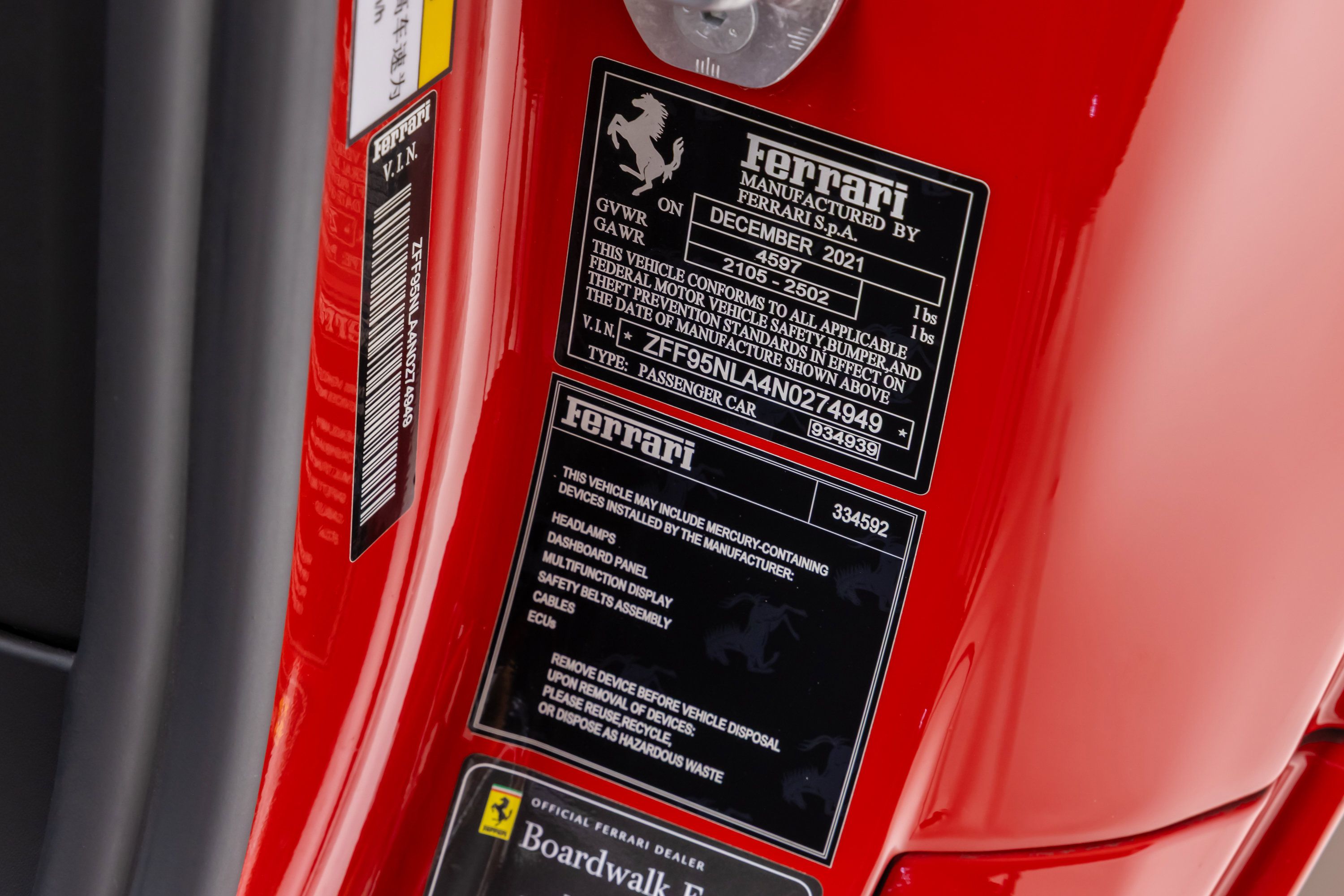 Certified 2022 Ferrari SF90 Stradale AWD/4WD image 57