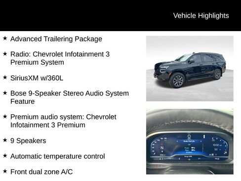 Used 2024 Chevrolet Tahoe Z71 w/ Z71 Off-Road Package AWD/4WD image 17