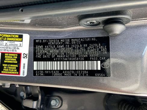 Used 2024 Toyota Camry SE w/ Cold Weather Package FWD image 36