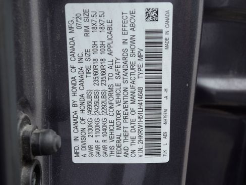 Used 2020 Honda CR-V EX image 26