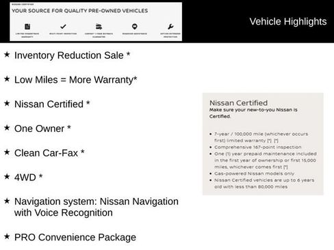Certified 2023 Nissan Frontier PRO-4X w/ Pro Convenience Package AWD/4WD image 5