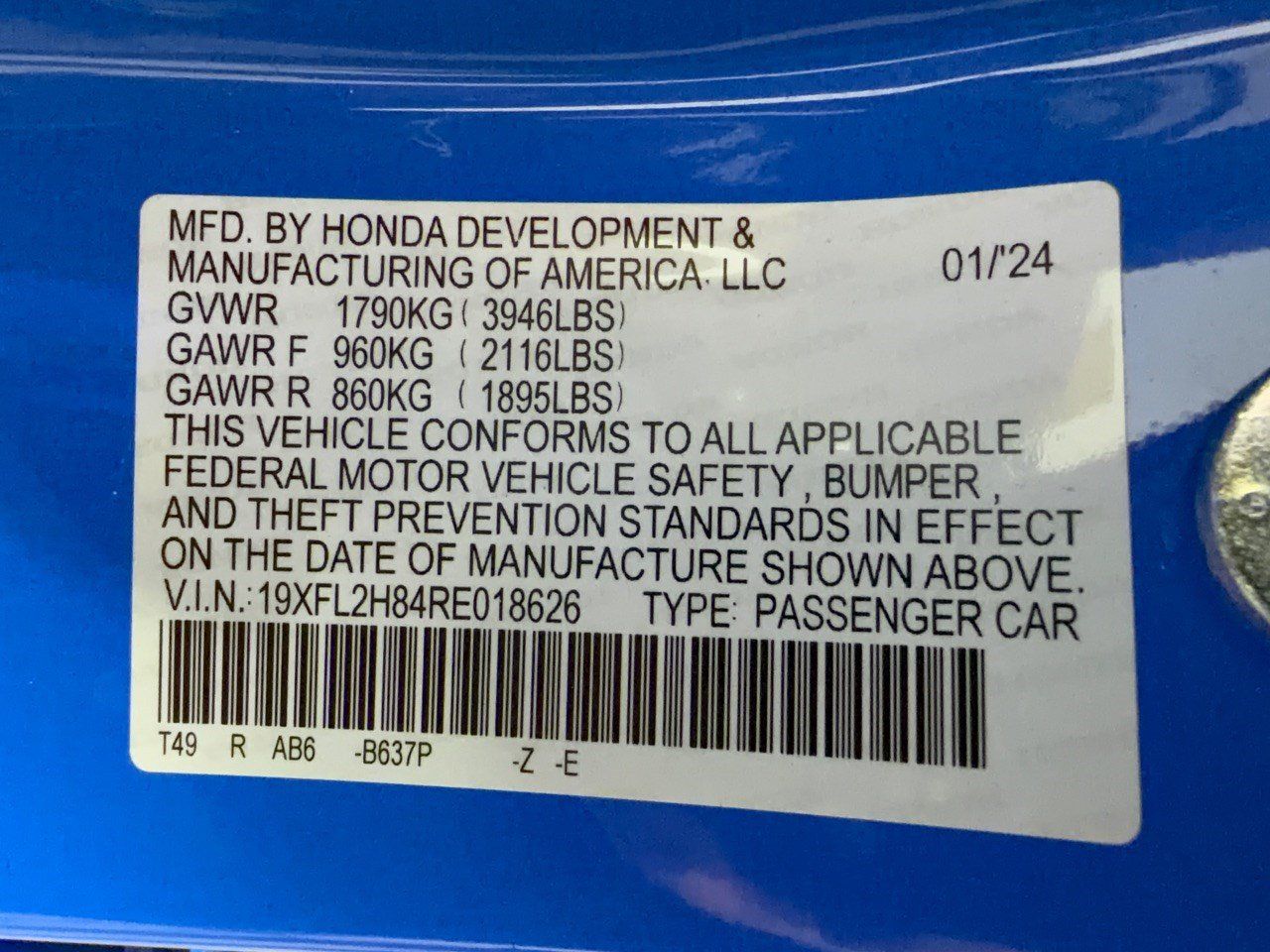 Certified 2024 Honda Civic Sport image 31