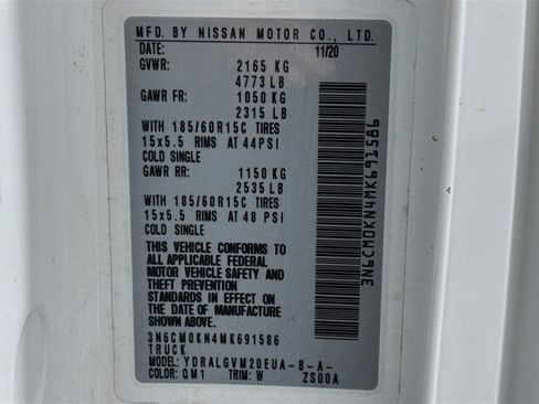 Used 2021 Nissan NV200 SV image 38