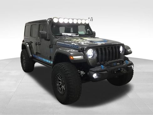 Used 2021 Jeep Wrangler Unlimited Rubicon 4xe w/ Steel Bumper Group AWD/4WD image 3