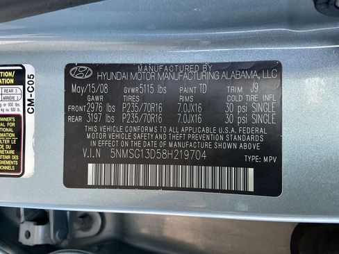 Used 2008 Hyundai Santa Fe GLS image 35