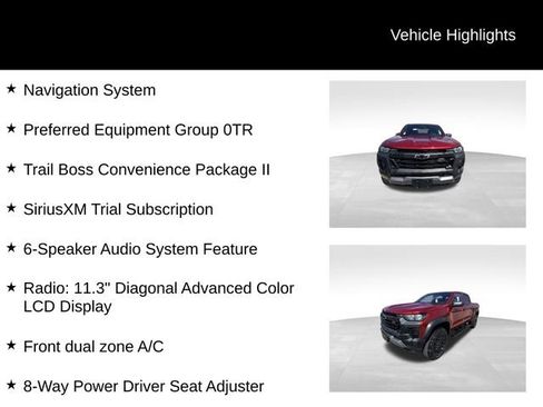 Certified 2025 Chevrolet Colorado Trail Boss AWD/4WD image 13