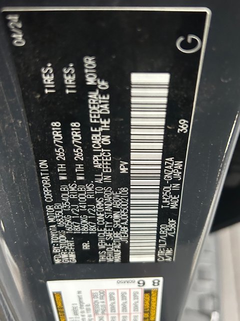 Used 2024 Toyota Land Cruiser w/ Premium Package AWD/4WD image 31
