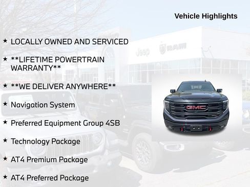 Used 2025 GMC Sierra 1500 AT4 w/ AT4 Premium Package image 5