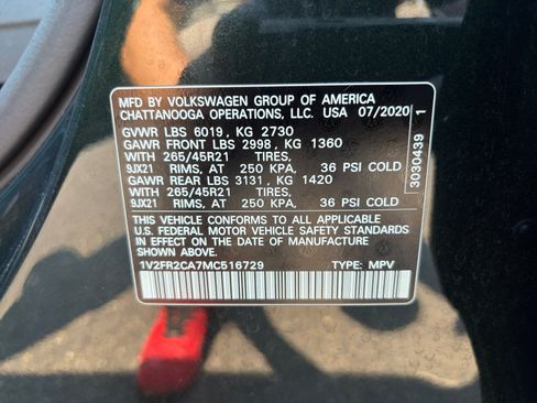 Used 2021 Volkswagen Atlas SEL Premium AWD/4WD image 25