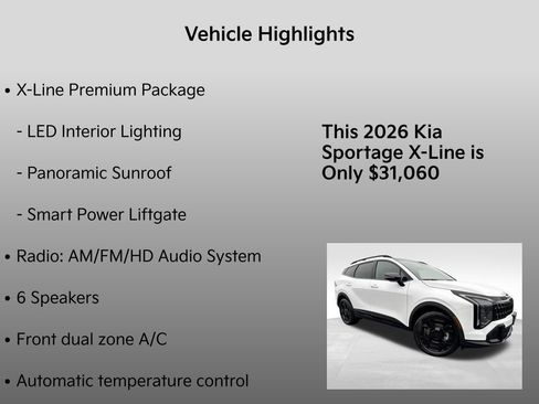 New 2026 Kia Sportage X-Line w/ X-Line Premium Package image 5