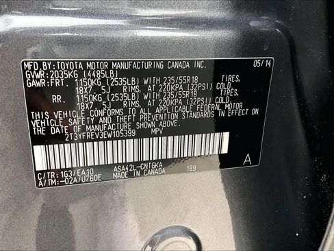 Used 2014 Toyota RAV4 Limited w/ Technology Package FWD image 37