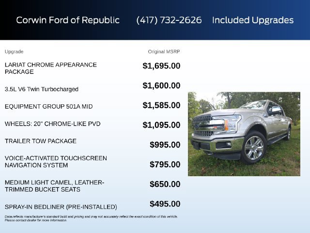 Used 2018 Ford F150 Lariat AWD/4WD image 6