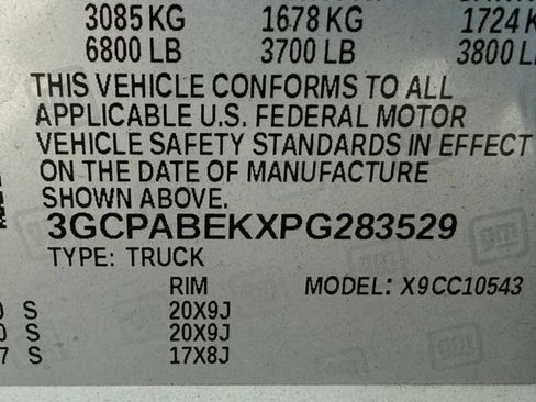 Used 2023 Chevrolet Silverado 1500 Custom RWD image 31