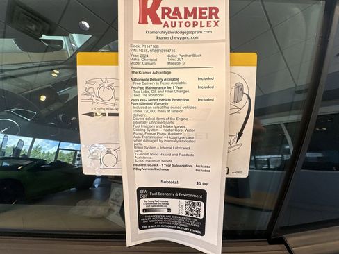 Used 2024 Chevrolet Camaro ZL1 RWD image 35