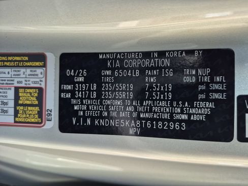 New 2026 Kia Carnival SX Prestige FWD image 24