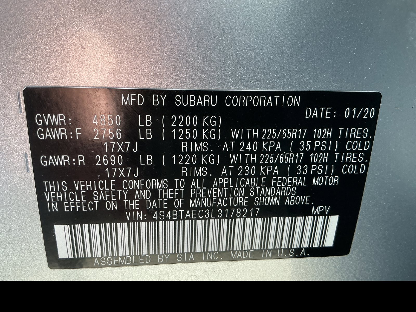 Used 2020 Subaru Outback Premium AWD/4WD image 31