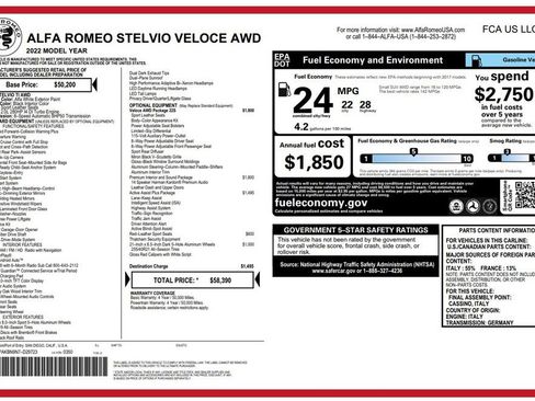 Used 2022 Alfa Romeo Stelvio Veloce image 4