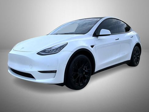Used 2021 Tesla Model Y Long Range AWD/4WD image 1