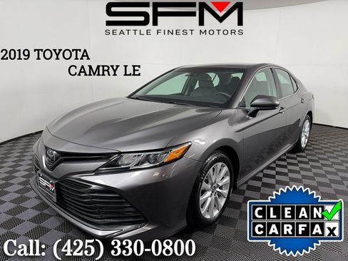 Used 2019 Toyota Camry LE FWD image 1