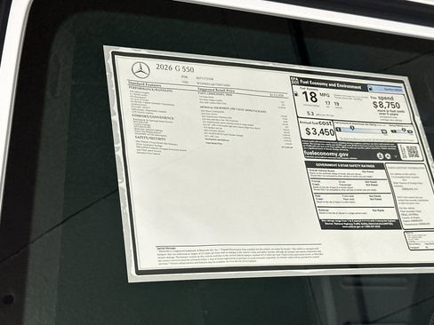 New 2026 Mercedes-Benz G 550 G 550 image 30