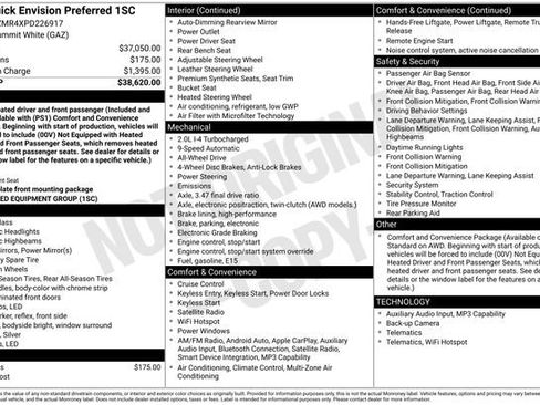 Used 2023 Buick Envision Preferred image 6