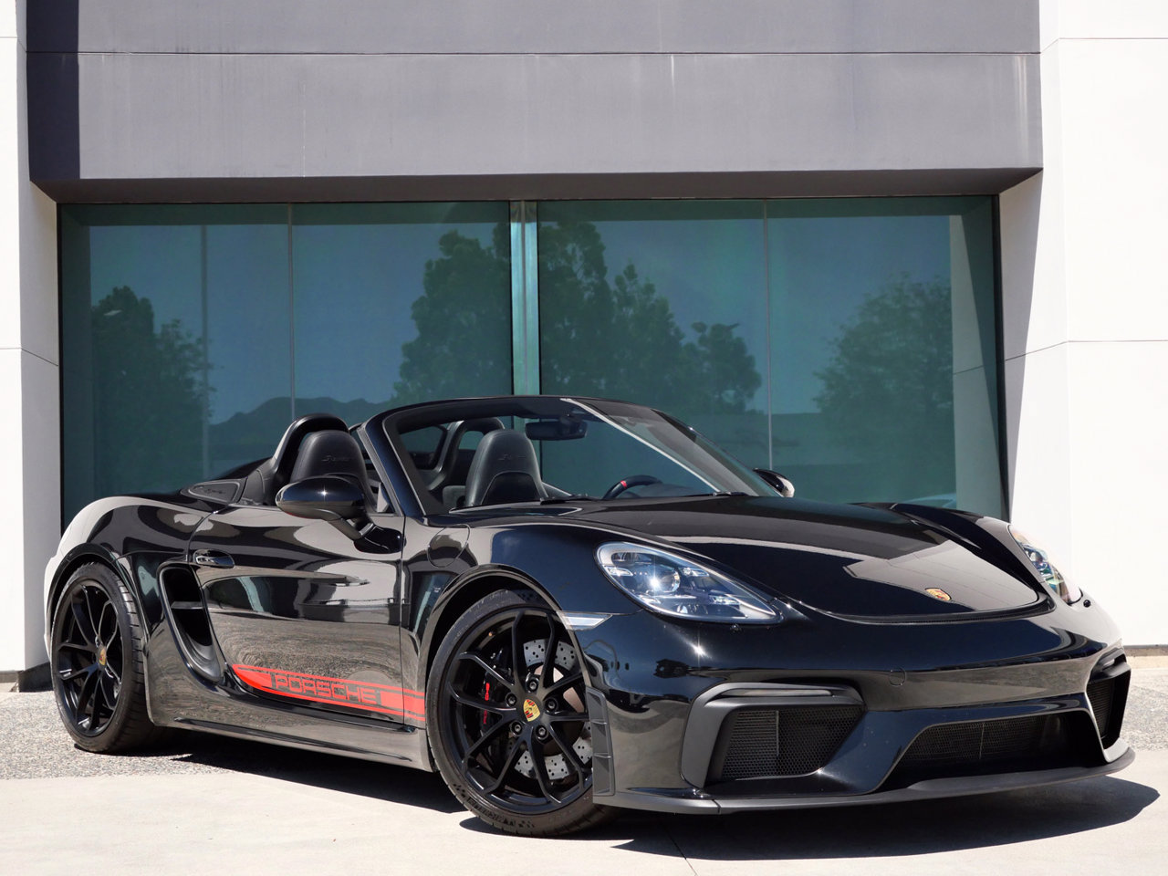 Used 2021 Porsche 718 Boxster Spyder RWD image 1