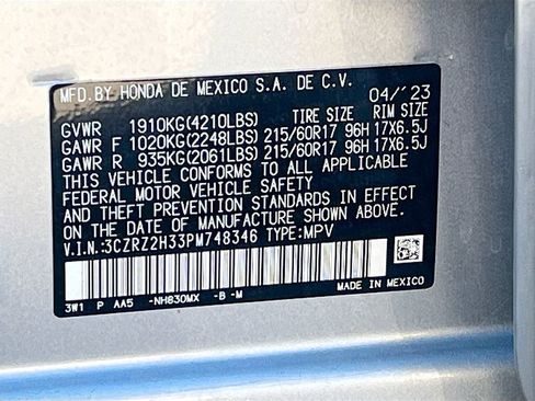 Used 2023 Honda HR-V LX image 30