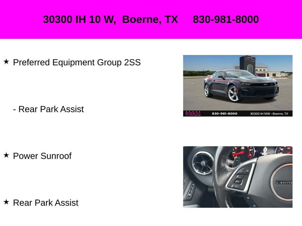 Used 2023 Chevrolet Camaro SS RWD image 10