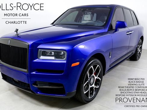Certified 2024 Rolls-Royce Cullinan Black Badge w/ Dark Exterior Package image 1