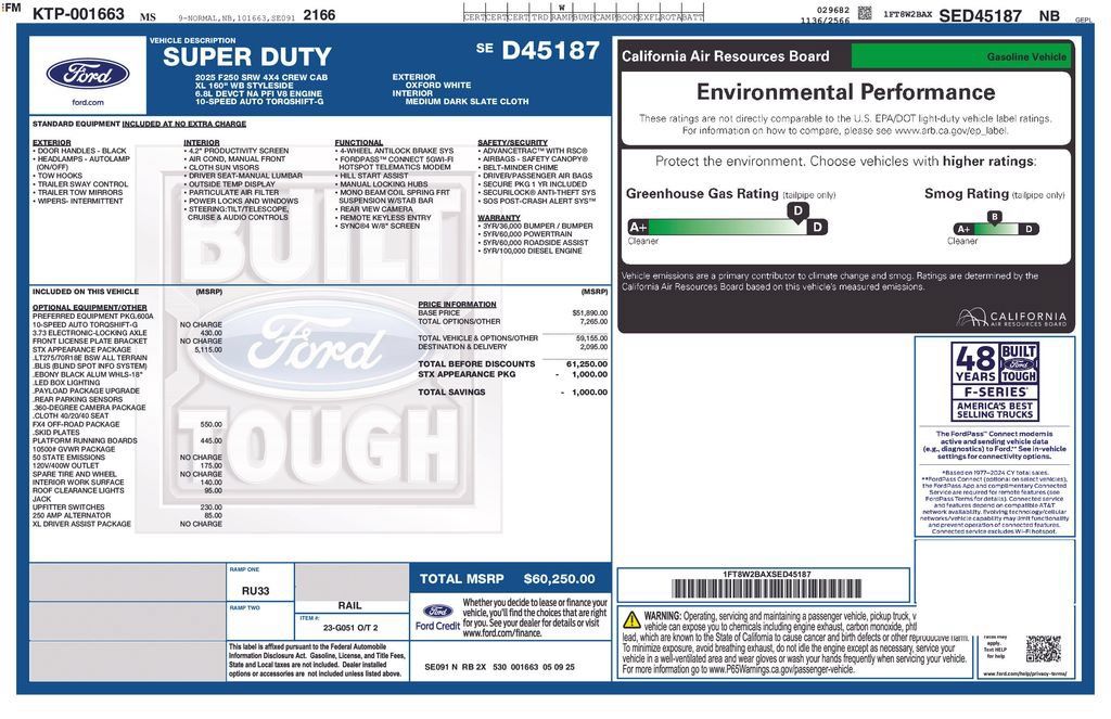 Used 2025 Ford F250 XL w/ STX Appearance Package AWD/4WD image 52