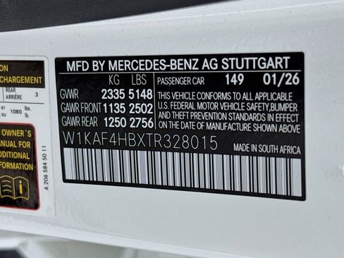 New 2026 Mercedes-Benz C 300 4MATIC Sedan image 24