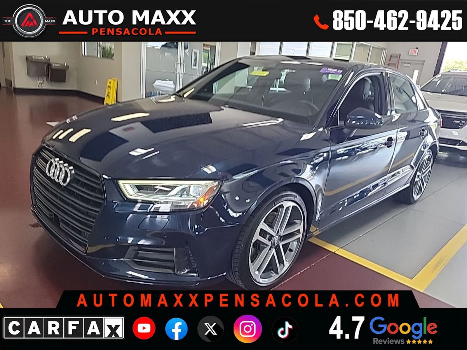 Used 2020 Audi A3 2.0T Premium Plus w/ Premium Plus Package FWD image 1