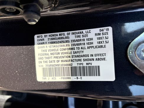 Used 2018 Honda CR-V Touring image 35