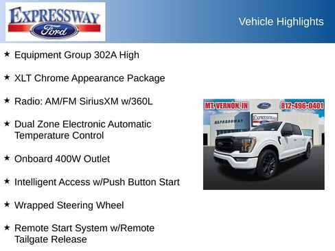 Used 2023 Ford F150 XLT w/ Equipment Group 302A High AWD/4WD image 2