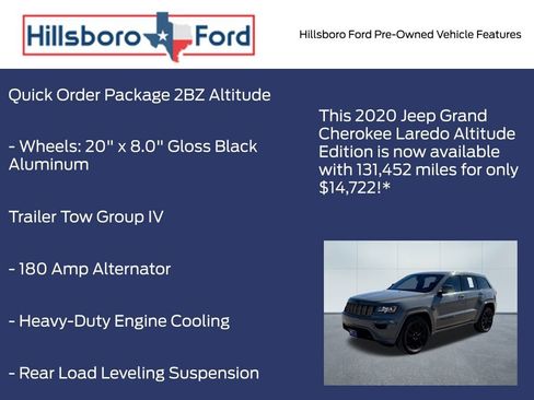 Used 2020 Jeep Grand Cherokee Altitude image 9
